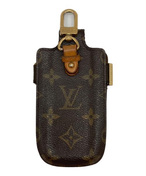 LOUIS VUITTON（ルイ ヴィトン）LOUIS VUITTON (ルイ ヴィトン) モノグラム エテュイ テレフォン インターナショナル PM ブラウンの古着・服飾アイテム