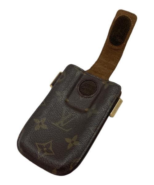 LOUIS VUITTON（ルイ ヴィトン）LOUIS VUITTON (ルイ ヴィトン) モノグラム エテュイ テレフォン インターナショナル PM ブラウンの古着・服飾アイテム