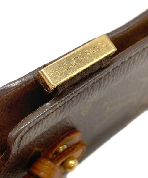 LOUIS VUITTON（ルイ ヴィトン）LOUIS VUITTON (ルイ ヴィトン) モノグラム エテュイ テレフォン インターナショナル PM ブラウンの古着・服飾アイテム