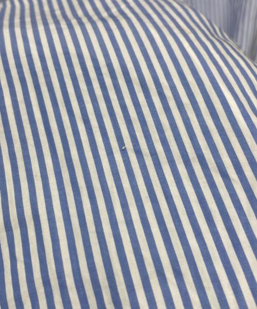 COMME des GARCONS SHIRT（コムデギャルソンシャツ）COMME des GARCONS SHIRT (コムデギャルソンシャツ) ストライプシャツトレンチコート ブルー サイズ:Mの古着・服飾アイテム