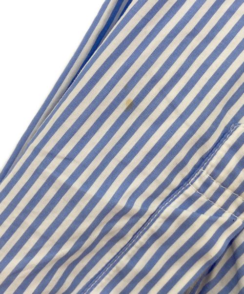 COMME des GARCONS SHIRT（コムデギャルソンシャツ）COMME des GARCONS SHIRT (コムデギャルソンシャツ) ストライプシャツトレンチコート ブルー サイズ:Mの古着・服飾アイテム