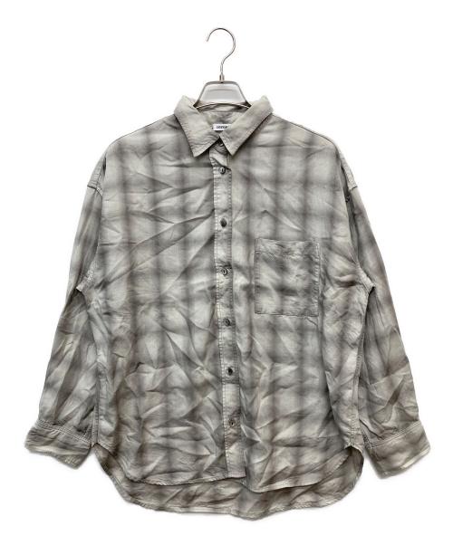 EVERYDAY I LIKE.（エヴリデイ アイ ライク）EVERYDAY I LIKE. (エヴリデイ アイ ライク) Vintage Check シャツ 1 グレー サイズ:Freeの古着・服飾アイテム