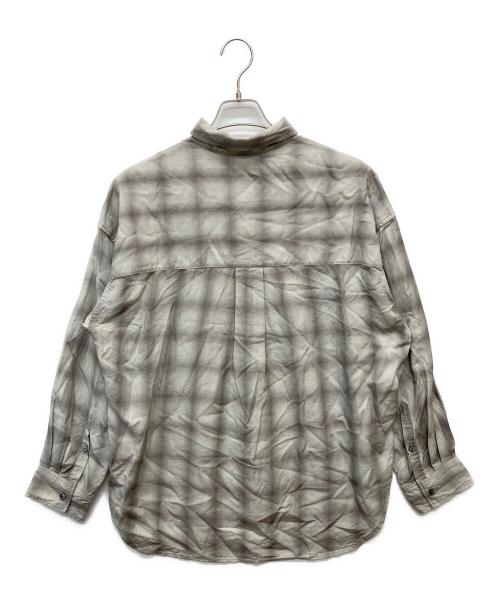 EVERYDAY I LIKE.（エヴリデイ アイ ライク）EVERYDAY I LIKE. (エヴリデイ アイ ライク) Vintage Check シャツ 1 グレー サイズ:Freeの古着・服飾アイテム