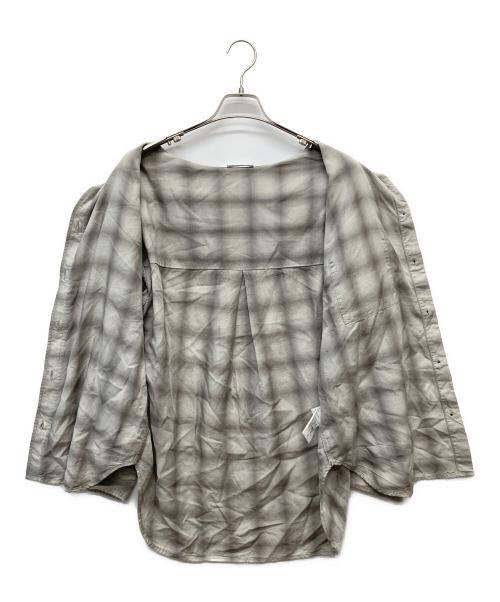 EVERYDAY I LIKE.（エヴリデイ アイ ライク）EVERYDAY I LIKE. (エヴリデイ アイ ライク) Vintage Check シャツ 1 グレー サイズ:Freeの古着・服飾アイテム