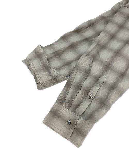 EVERYDAY I LIKE.（エヴリデイ アイ ライク）EVERYDAY I LIKE. (エヴリデイ アイ ライク) Vintage Check シャツ 1 グレー サイズ:Freeの古着・服飾アイテム