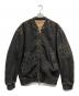DIESEL（ディーゼル）の古着「D-WELTIK デニムMA-1 フライトジャケット」｜グレー