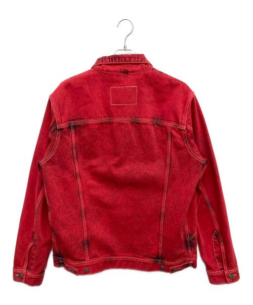 DIESEL（ディーゼル）DIESEL (ディーゼル) Denim Jackets CL-D-RILEY レッド サイズ:Lの古着・服飾アイテム