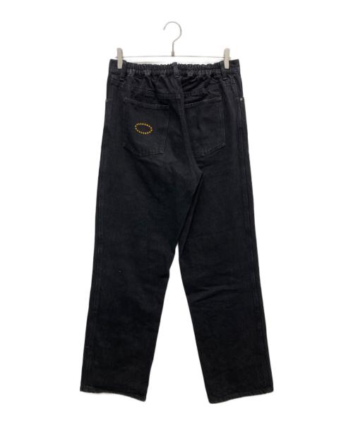 AFB（エーエフビー）AFB (エーエフビー) DOUBLE KNEE STUDDED PANTS ブラック サイズ:Mの古着・服飾アイテム