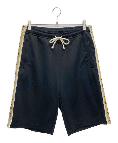 GUCCI（グッチ）GUCCI (グッチ) テクニカルジャージー ショートパンツ ブラック サイズ:Lの古着・服飾アイテム