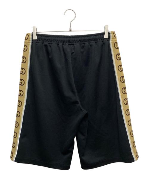 GUCCI（グッチ）GUCCI (グッチ) テクニカルジャージー ショートパンツ ブラック サイズ:Lの古着・服飾アイテム