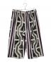 HOMME PLISSE ISSEY MIYAKE (オム プリッセ イッセイ ミヤケ) 転写プリントクロップドプリーツパンツ ホワイト サイズ:3：30000円
