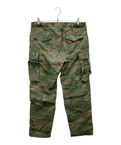RRL（ダブルアールエル）RRL (ダブルアールエル) リップストップカモフラカーゴパンツ オリーブ サイズ:32の古着・服飾アイテム
