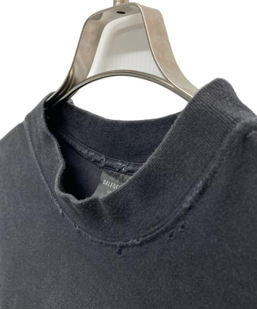 BALENCIAGA（バレンシアガ）BALENCIAGA (バレンシアガ) College T-Shirt Dirty ブラック サイズ:Ｌの古着・服飾アイテム