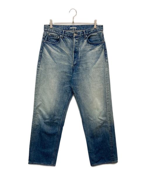 AURALEE（オーラリー）AURALEE (オーラリー) SELVEDGE FADED HEAVY DENIM WIDE PANTS インディゴ サイズ:32の古着・服飾アイテム