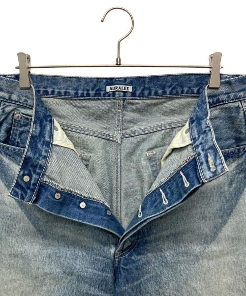 AURALEE（オーラリー）AURALEE (オーラリー) SELVEDGE FADED HEAVY DENIM WIDE PANTS インディゴ サイズ:32の古着・服飾アイテム