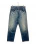 AURALEE（オーラリー）の古着「SELVEDGE FADED HEAVY DENIM WIDE PANTS」｜インディゴ