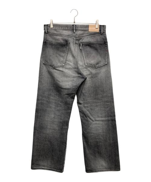 Graphpaper（グラフペーパー）Graphpaper (グラフペーパー) Selvage Denim Five Pocket Wide Straight Pants グレー サイズ:2の古着・服飾アイテム