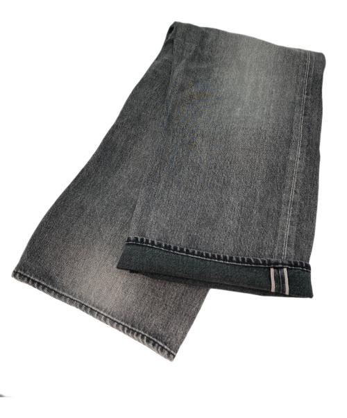 Graphpaper（グラフペーパー）Graphpaper (グラフペーパー) Selvage Denim Five Pocket Wide Straight Pants グレー サイズ:2の古着・服飾アイテム