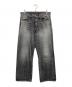 Graphpaper（グラフペーパー）の古着「Selvage Denim Five Pocket Wide Straight Pants」｜グレー