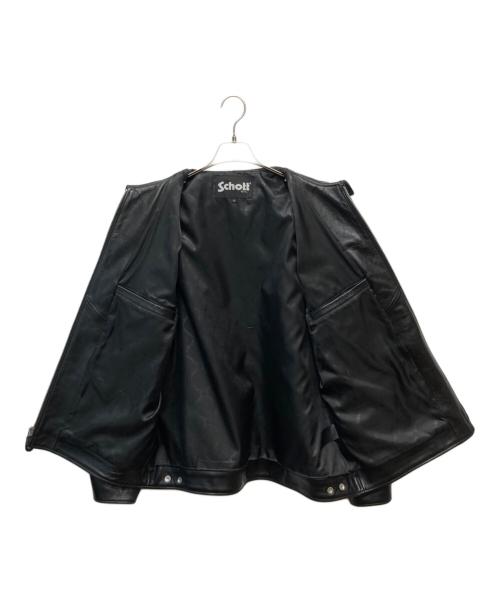 Schott（ショット）Schott (ショット) LEATHER TRACKER JACKET ブラック サイズ:XLの古着・服飾アイテム