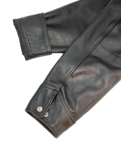 Schott（ショット）Schott (ショット) LEATHER TRACKER JACKET ブラック サイズ:XLの古着・服飾アイテム