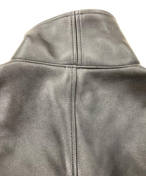 Schott（ショット）Schott (ショット) LEATHER TRACKER JACKET ブラック サイズ:XLの古着・服飾アイテム