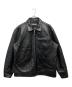 Schott（ショット）の古着「LEATHER TRACKER JACKET」｜ブラック