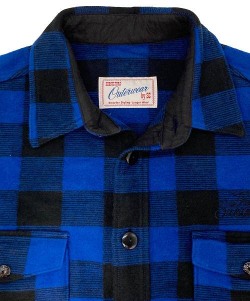 Subculture（サブカルチャー）Subculture (サブカルチャー) Heavy Buffalo Check Jacket ブルー サイズ:２の古着・服飾アイテム