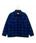 Subculture（サブカルチャー）の古着「Heavy Buffalo Check Jacket」｜ブルー