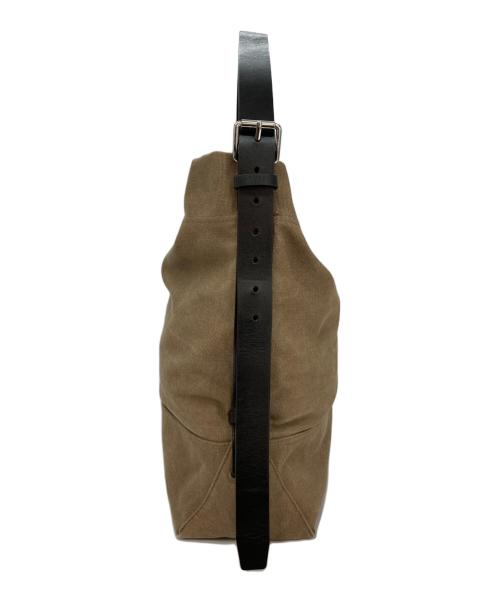 LEMAIRE（ルメール）LEMAIRE (ルメール) CANVAS BELTED TOTE ブラウンの古着・服飾アイテム