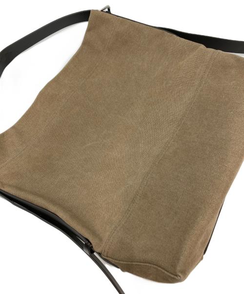 LEMAIRE（ルメール）LEMAIRE (ルメール) CANVAS BELTED TOTE ブラウンの古着・服飾アイテム