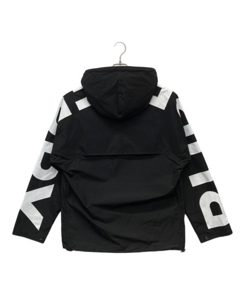 BURBERRY（バーバリー）BURBERRY (バーバリー) サイドロゴプリントナイロンフーデッドブルゾン ブラック サイズ:Mの古着・服飾アイテム