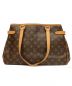 LOUIS VUITTON (ルイ・ヴィトン) モノグラム バティニョール・オリゾンタル ショルダーバッグ ブラウン モノグラム LOUIS VUITTON CA1005：59800円