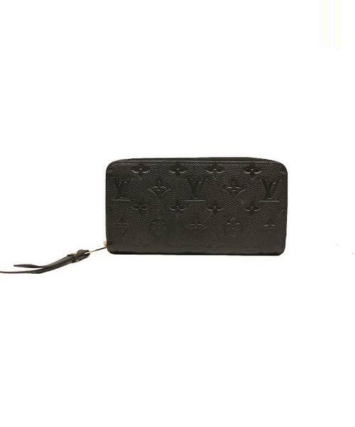 LOUIS VUITTON（ルイ ヴィトン）LOUIS VUITTON (ルイヴィトン) ジッピーウォレット ブラック サイズ:- モノグラム・アンプラント M60545 17年モデル　　17年製造品の古着・服飾アイテム