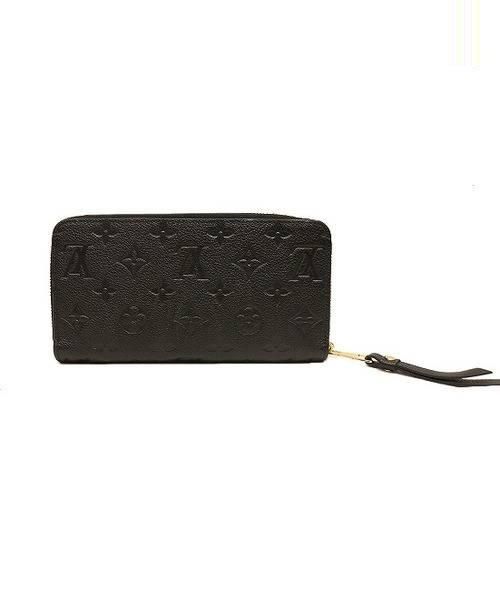 LOUIS VUITTON（ルイ ヴィトン）LOUIS VUITTON (ルイヴィトン) ジッピーウォレット ブラック サイズ:- モノグラム・アンプラント M60545 17年モデル　　17年製造品の古着・服飾アイテム