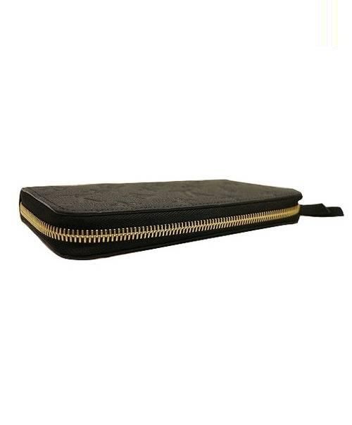 LOUIS VUITTON（ルイ ヴィトン）LOUIS VUITTON (ルイヴィトン) ジッピーウォレット ブラック サイズ:- モノグラム・アンプラント M60545 17年モデル　　17年製造品の古着・服飾アイテム