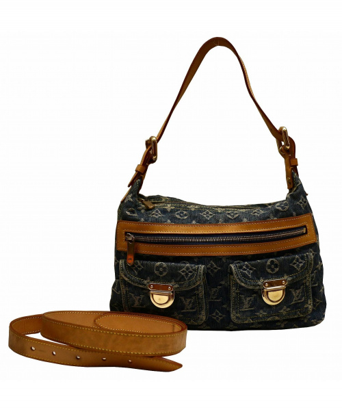 LOUIS VUITTON（ルイ ヴィトン）LOUIS VUITTON (ルイヴィトン) バギーPM ショルダーバッグ ブルー サイズ:PM モノグラム・デニム M95049 　SD1025　の古着・服飾アイテム