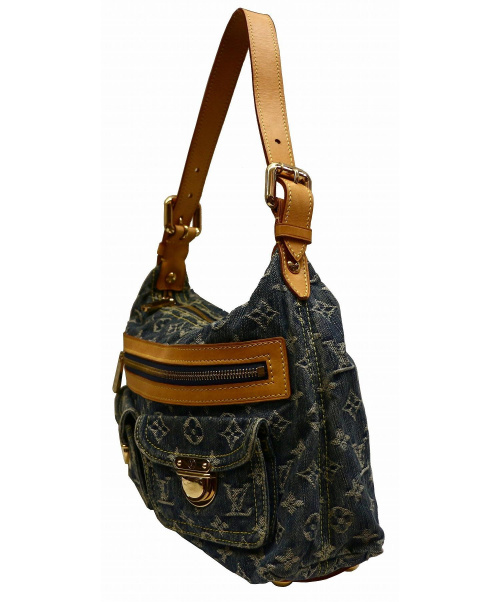 LOUIS VUITTON（ルイ ヴィトン）LOUIS VUITTON (ルイヴィトン) バギーPM ショルダーバッグ ブルー サイズ:PM モノグラム・デニム M95049 　SD1025　の古着・服飾アイテム