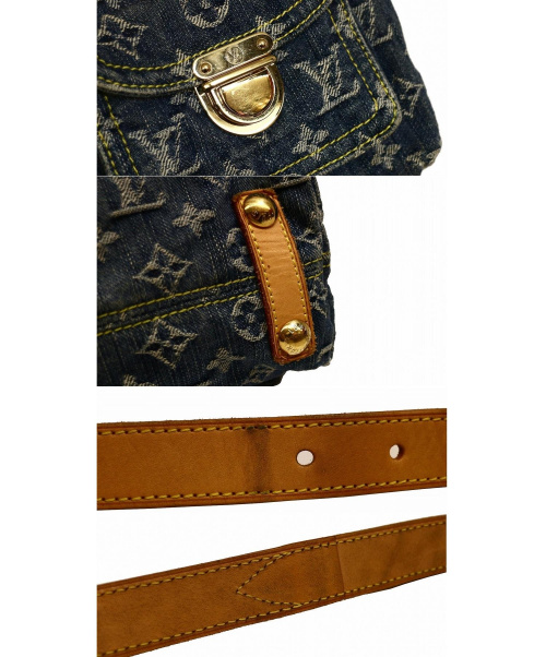 LOUIS VUITTON（ルイ ヴィトン）LOUIS VUITTON (ルイヴィトン) バギーPM ショルダーバッグ ブルー サイズ:PM モノグラム・デニム M95049 　SD1025　の古着・服飾アイテム