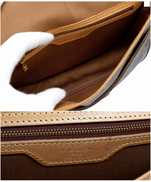 LOUIS VUITTON（ルイ ヴィトン）LOUIS VUITTON (ルイヴィトン) ジベシエールPMショルダーバッグ ブラウン サイズ:PM モノグラム M42248 AR1923　廃盤品の古着・服飾アイテム
