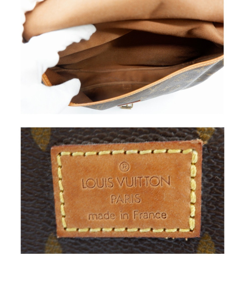 LOUIS VUITTON（ルイ ヴィトン）LOUIS VUITTON (ルイヴィトン) ソミュール30 ショルダーバッグ ブラウン サイズ:30 モノグラム M42256 MB0070の古着・服飾アイテム
