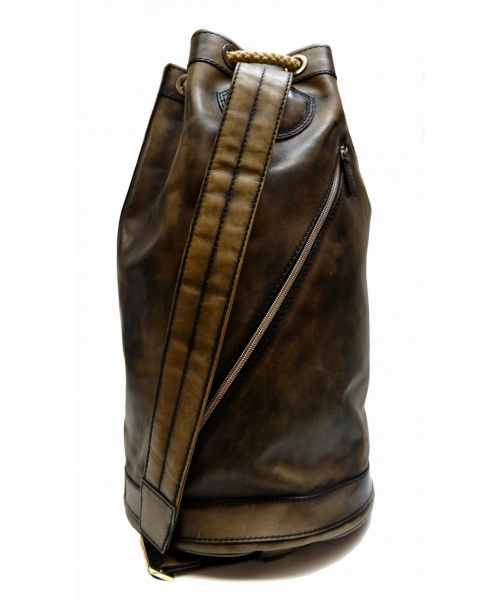 Berluti（ベルルッティ）Berluti (ベルルッティ) ラベンチュラショルダーバッグ カーキ ベネチアンレザーの古着・服飾アイテム