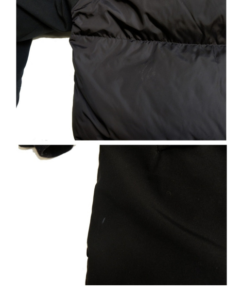 MONCLER（モンクレール）MONCLER (モンクレール) AURELIENダウンコート ブラック サイズ:3の古着・服飾アイテム