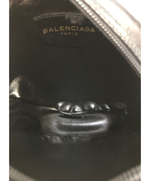 BALENCIAGA（バレンシアガ）BALENCIAGA (バレンシアガ) ラウンドショルダーバッグ ブラック ヴィンテージの古着・服飾アイテム