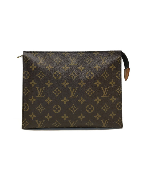 LOUIS VUITTON（ルイ ヴィトン）LOUIS VUITTON (ルイ ヴィトン) ポシェット トワレット26 ブラウンの古着・服飾アイテム