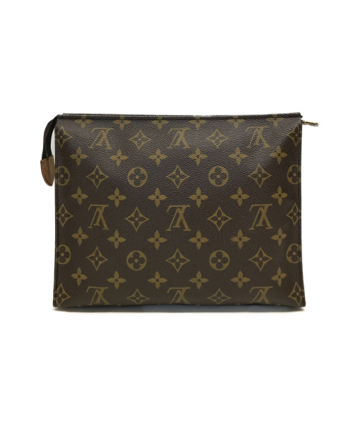 LOUIS VUITTON（ルイ ヴィトン）LOUIS VUITTON (ルイ ヴィトン) ポシェット トワレット26 ブラウンの古着・服飾アイテム