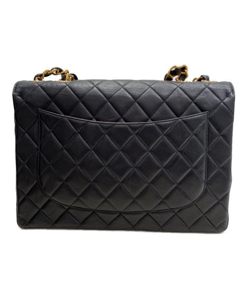 CHANEL（シャネル）CHANEL (シャネル) シングルフラップデカマトラッセ ブラック サイズ:30の古着・服飾アイテム