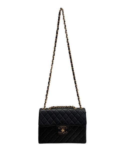 CHANEL（シャネル）CHANEL (シャネル) シングルフラップデカマトラッセ ブラック サイズ:30の古着・服飾アイテム