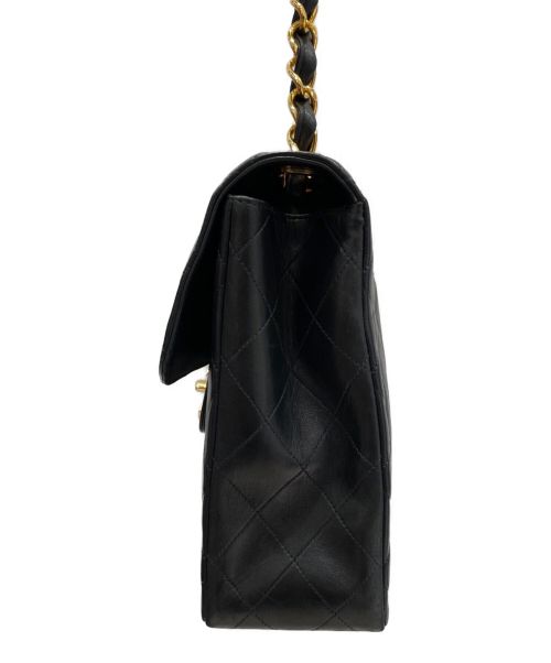 CHANEL（シャネル）CHANEL (シャネル) シングルフラップデカマトラッセ ブラック サイズ:30の古着・服飾アイテム