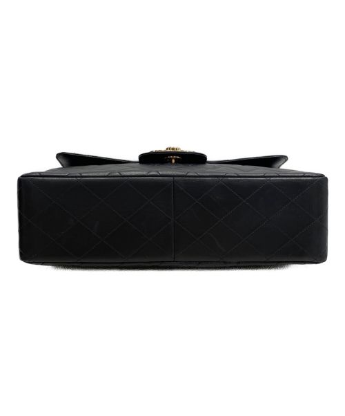 CHANEL（シャネル）CHANEL (シャネル) シングルフラップデカマトラッセ ブラック サイズ:30の古着・服飾アイテム